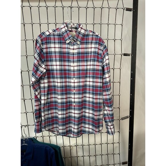 Four Mens Medium Long Sleeve Button-Up Shirt Apt 9 Van Heusen St Johns Bay Croft - Picture 8 of 16